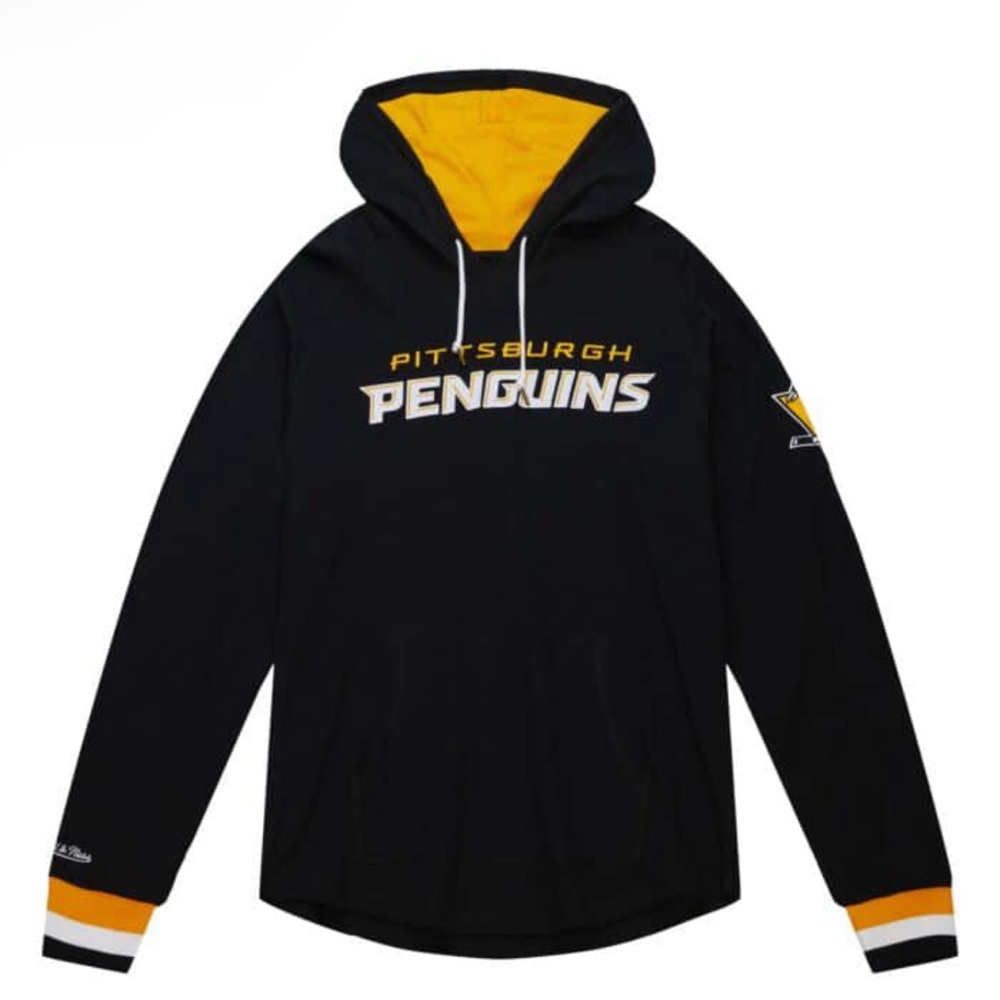 NWT XL Legendary Slub Long Sleeve Fleece Hoodie Pittsburgh Penguins